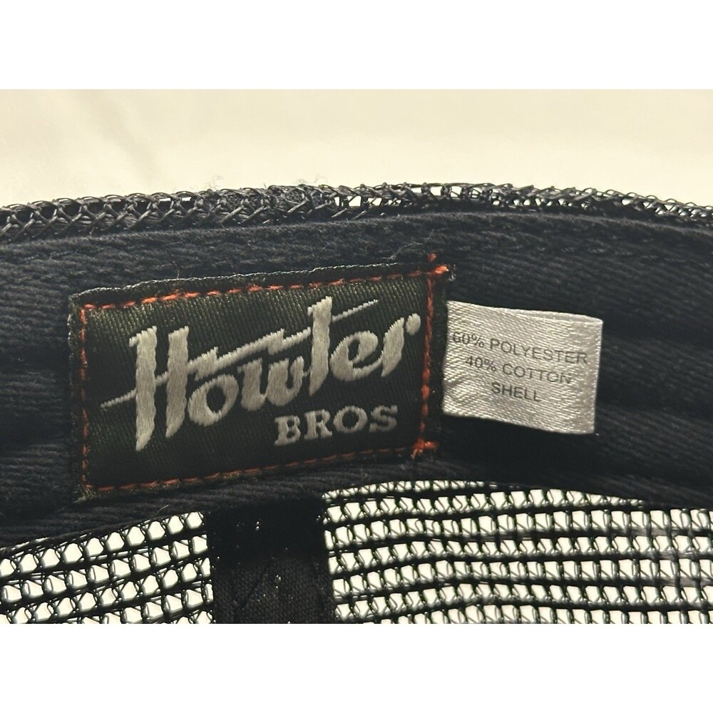 Howler Bros. Feedstore Snapback Trucker Hat OSFM Black Gold Laurel - Picture 9 of 10